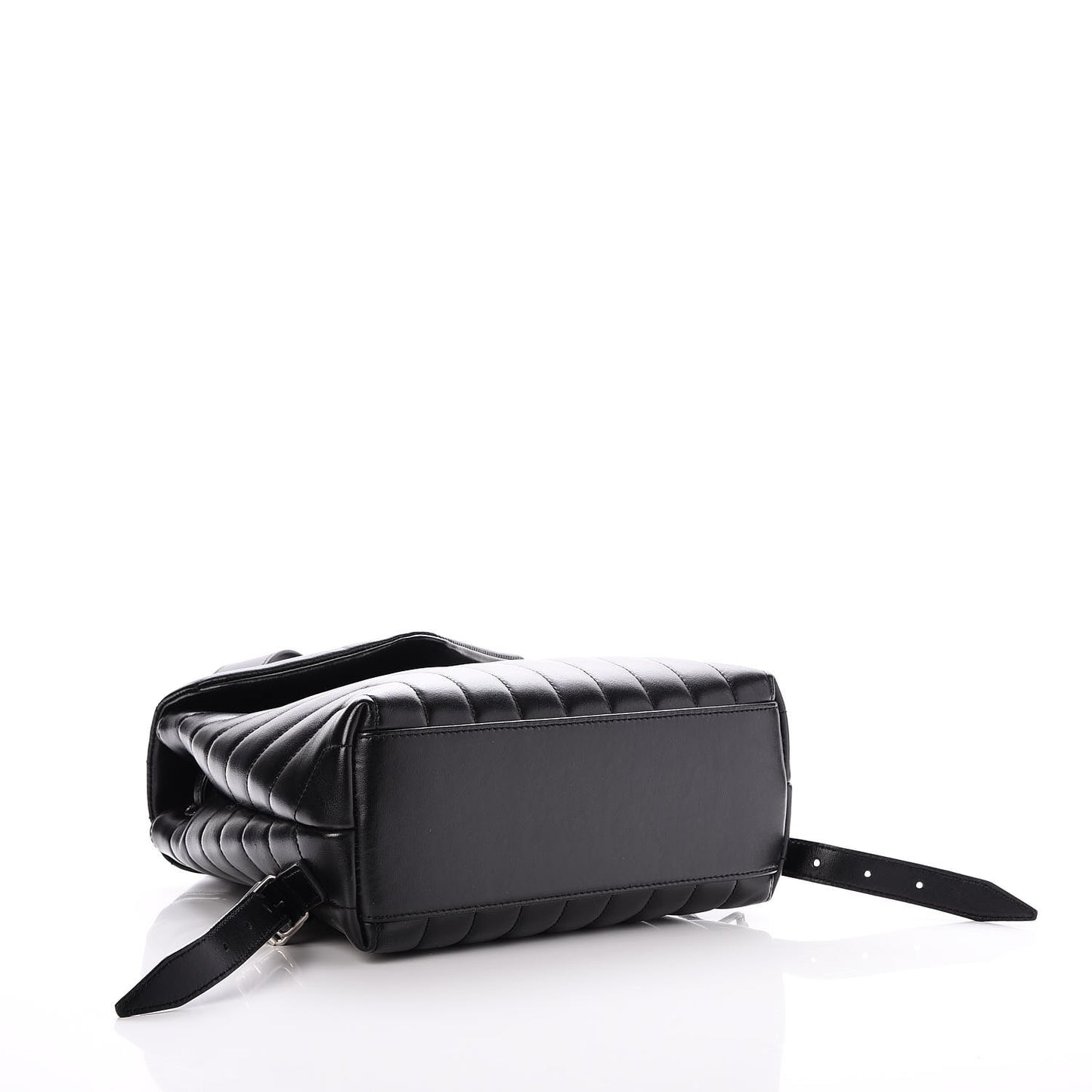 Calfskin Y Quilted Monogram Small Loulou Backpack Black