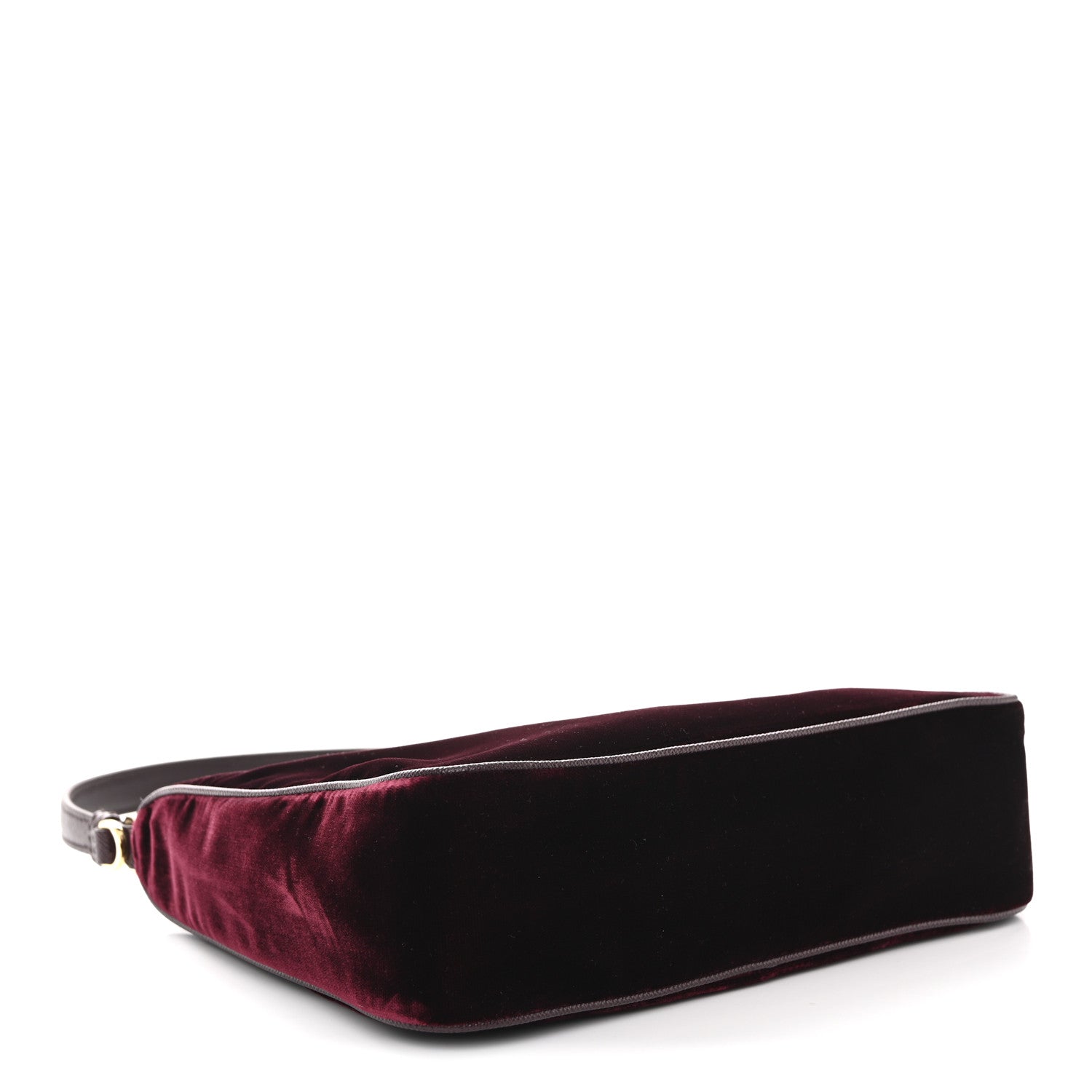 Prada Velvet Mini Re-Edition 2005 Shoulder Bag Red 4 of 11