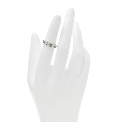 Cartier 18K White Gold 3.5mm LOVE Wedding Band Ring 49 5 2 of 6