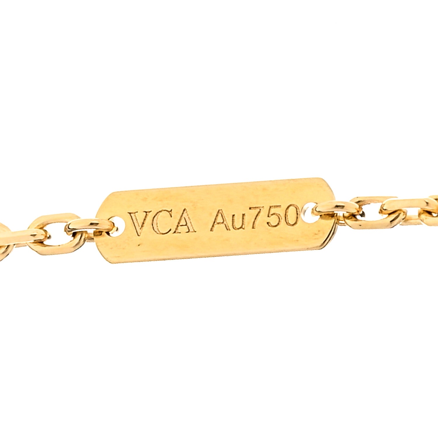 Van Cleef & Arpels 18K Yellow Gold Blue Agate Magic Alhambra Long Necklace 6 of 8