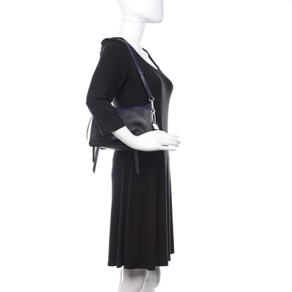 Prada Glace Calf Etiquette Flap Inchiostro Astrale 3 of 9