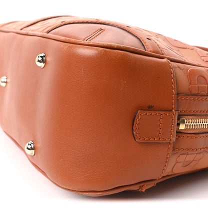 Gucci Calfskin Horsebit Glam Boston Tote Orange 10 of 10
