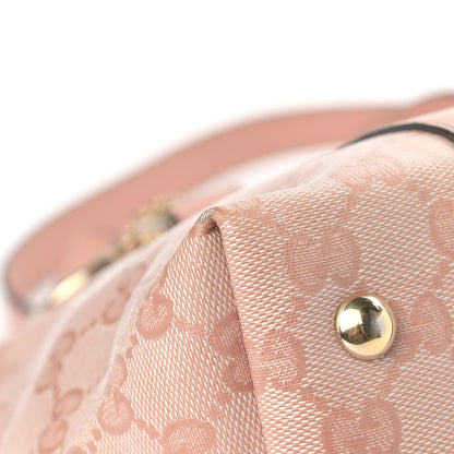 Gucci Crystal Monogram Medium Abbey Tote Blush 7 of 25