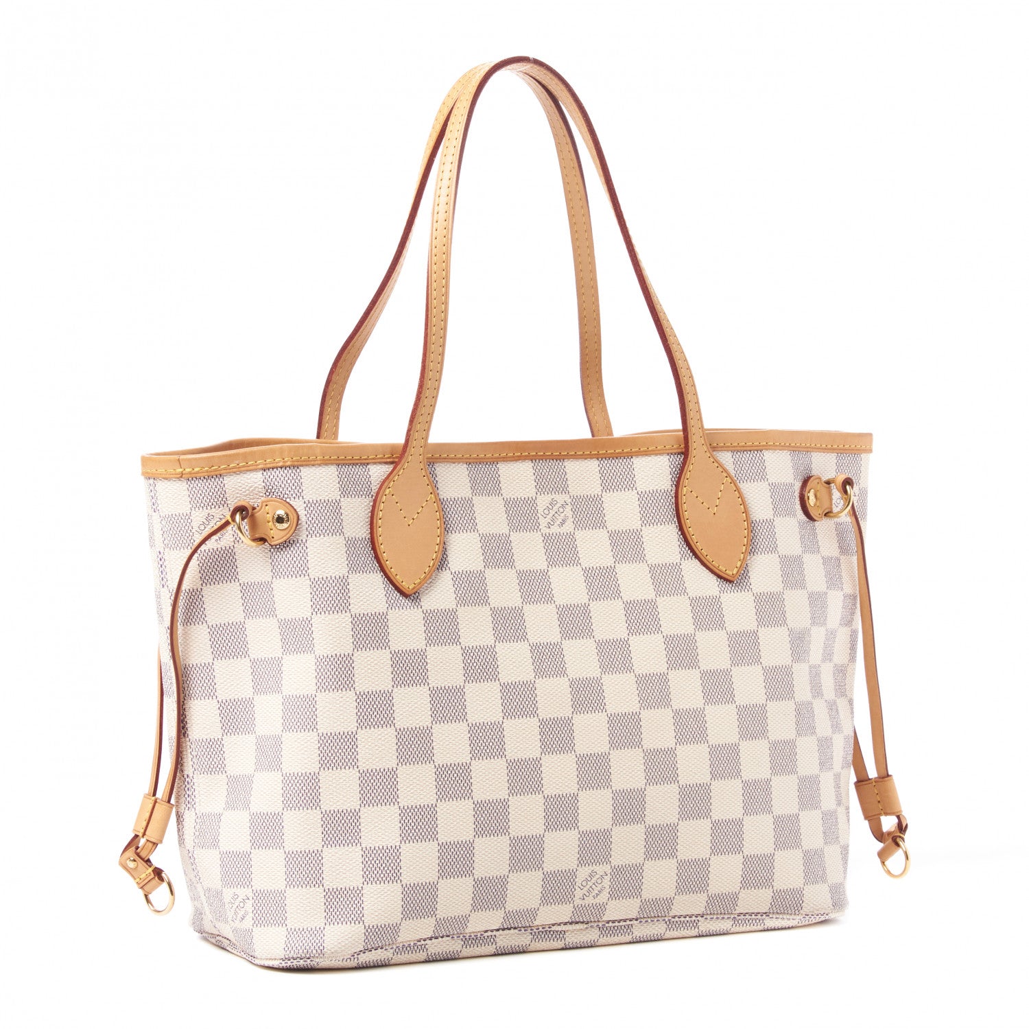Louis Vuitton Damier Azur Neverfull PM 3 of 9