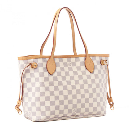 Louis Vuitton Damier Azur Neverfull PM 3 of 9