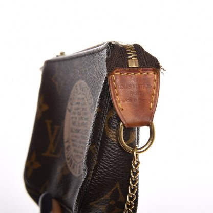 Louis Vuitton Monogram Complice Trunks and Bags Mini Pochette Accessories Beige 4 of 7