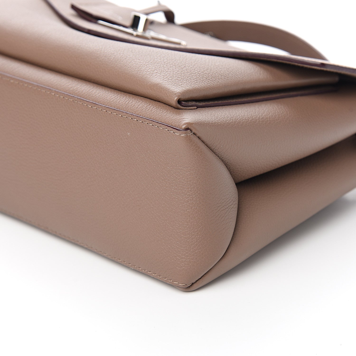 Louis Vuitton Soft Calfskin My Lockme Top Handle Taupe Glace 7 of 9