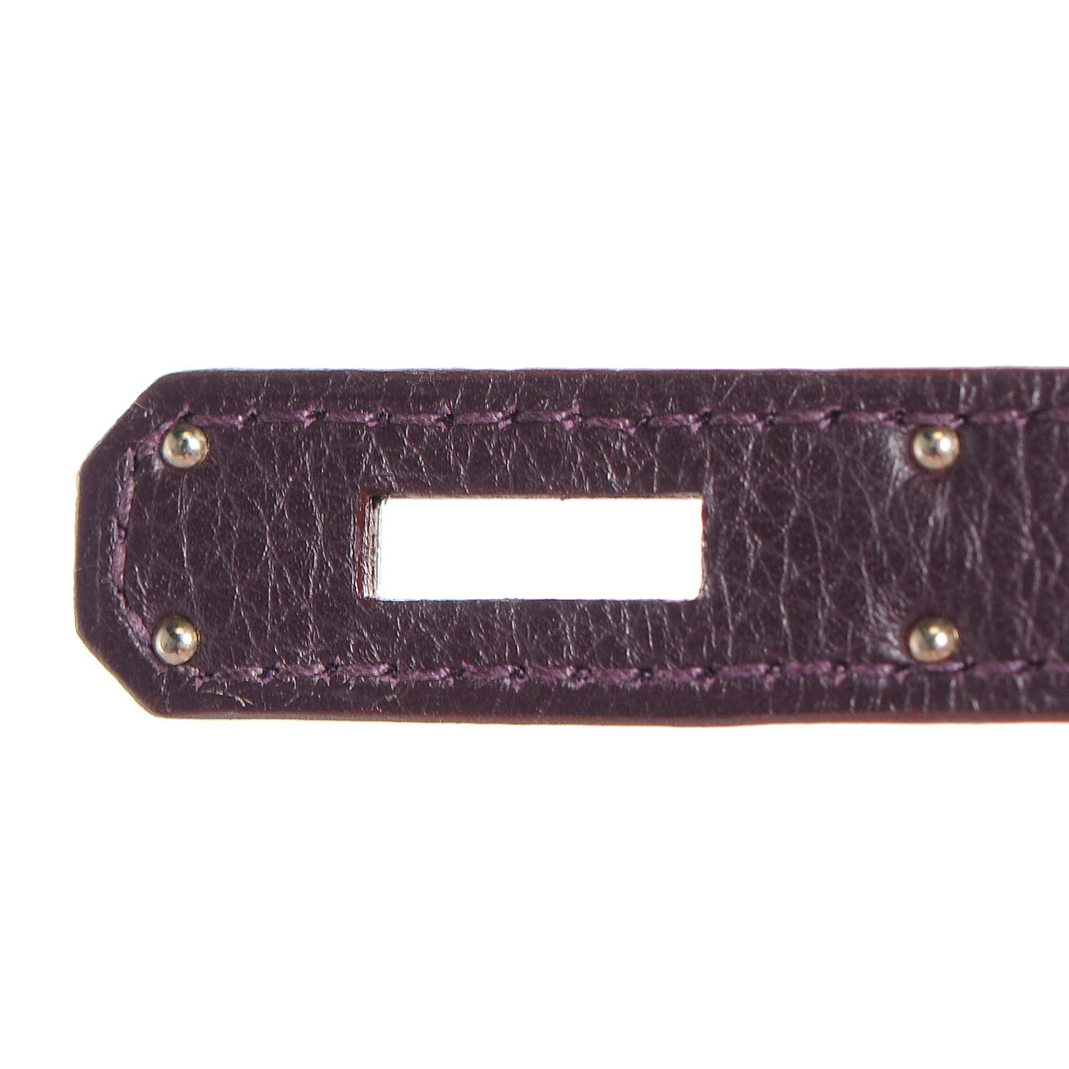 Hermes Taurillon Clemence Birkin 35 Raisin 52 of 58