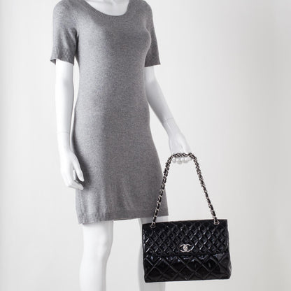 Chanel Vinyl Quilted In the Business Flap Bag Black 2 of 11