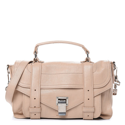 Proenza Schouler Lambskin Tiny PS1 Satchel Nude 1 of 18