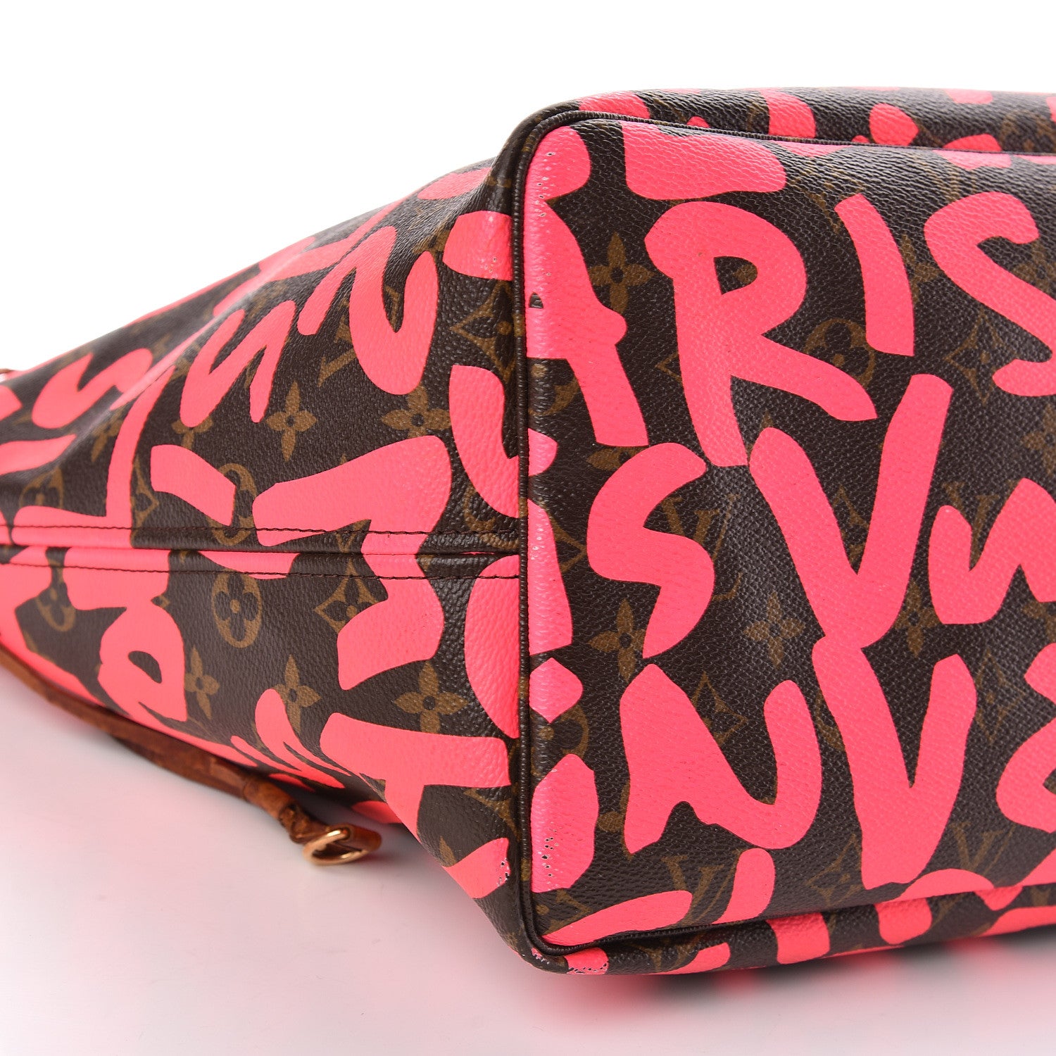 Louis Vuitton Monogram Graffiti Neverfull GM Fuchsia 9 of 18