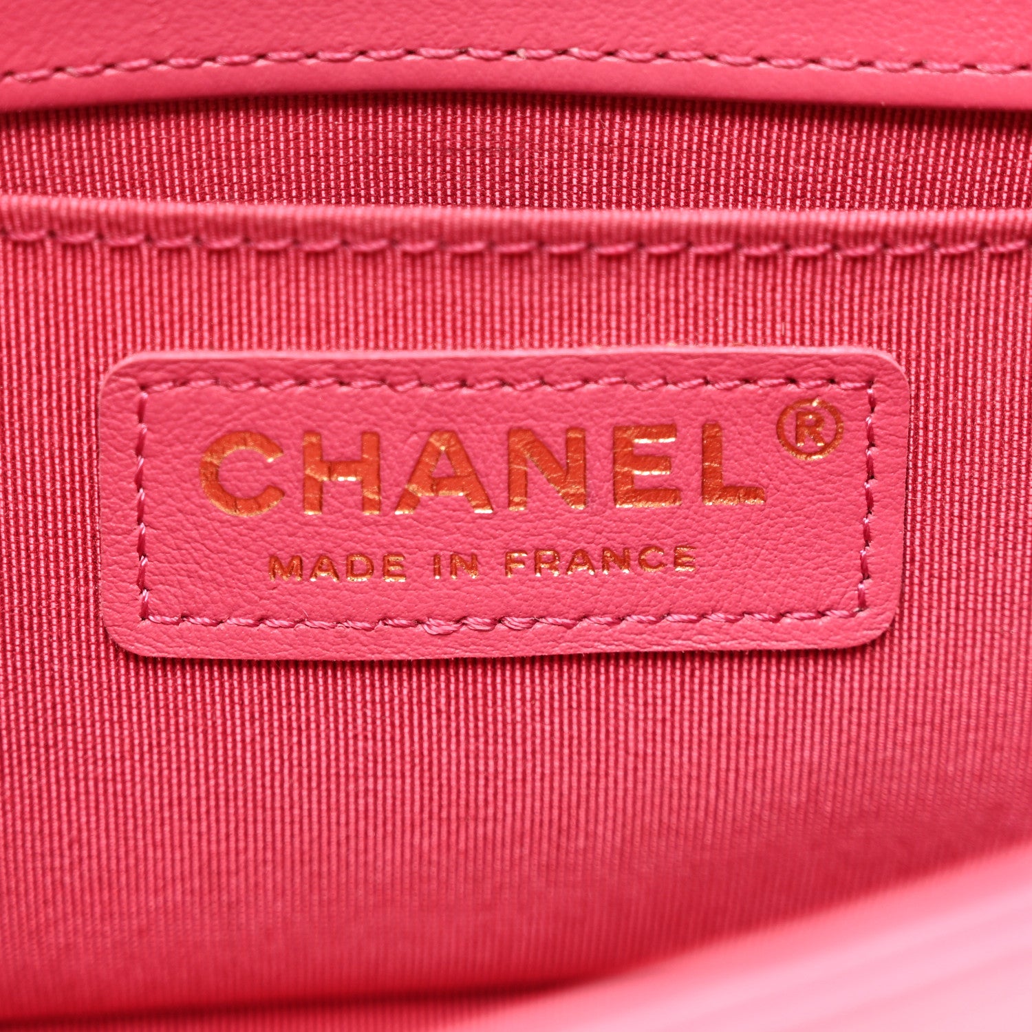 Chanel Lambskin Tweed Quilted Small Boy Flap Dark Pink 6 of 11