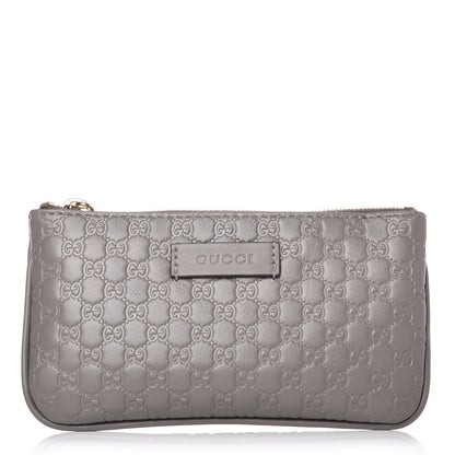 Gucci Soft Microguccissima Key Ring Coin Case Loess 1 of 8