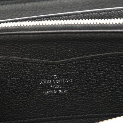 Louis Vuitton Calfskin Zippy Lockme Wallet Black 6 of 7