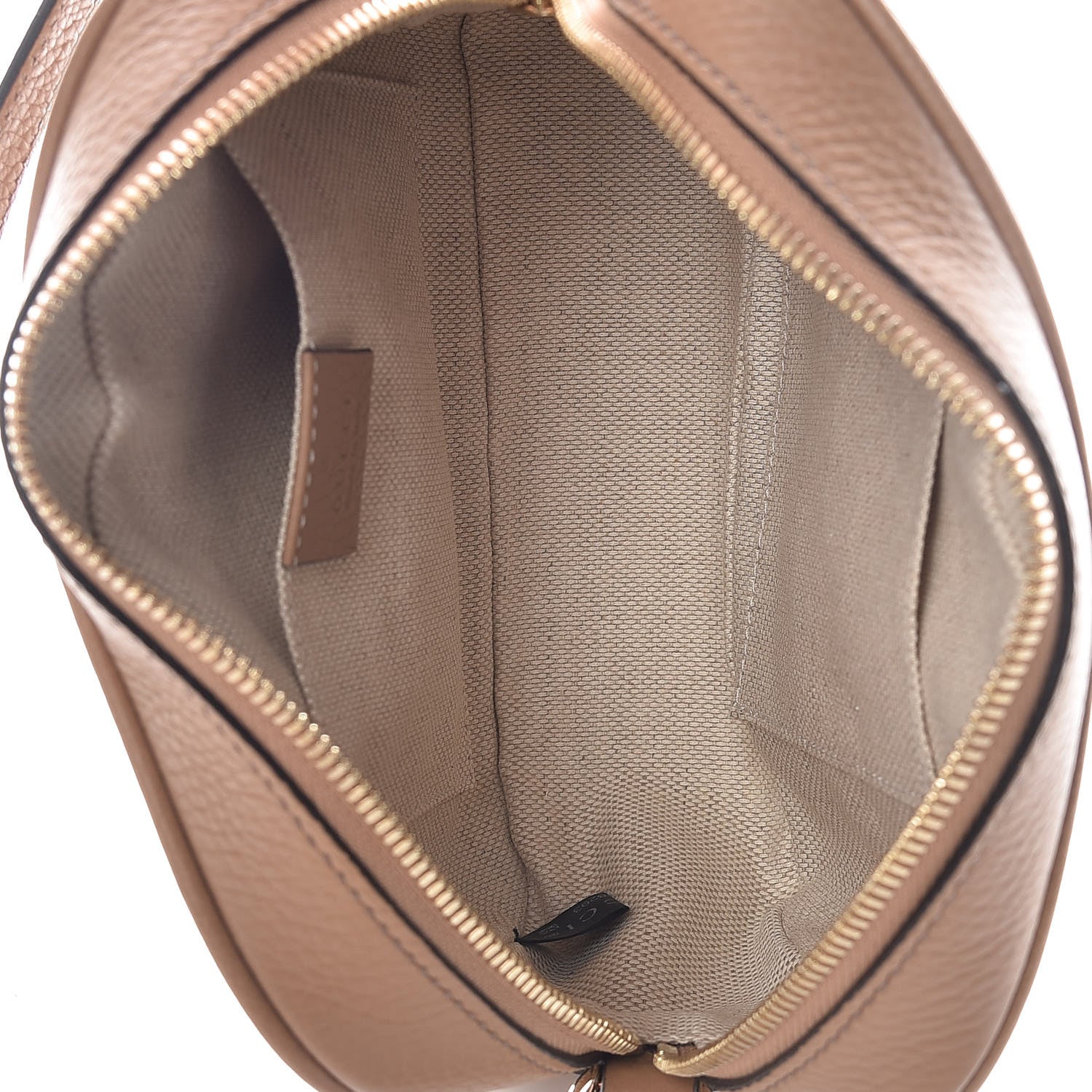 Gucci Pebbled Calfskin Small Soho Disco Bag Camelia 5 of 11