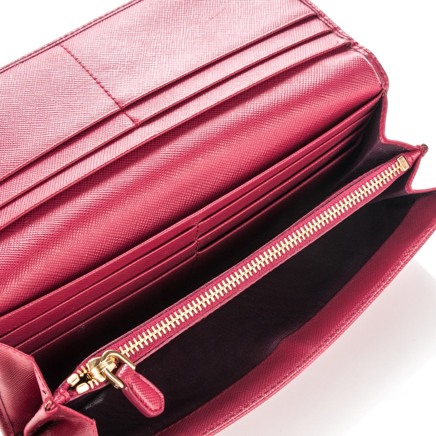 Saffiano Metal Continental Flap Wallet