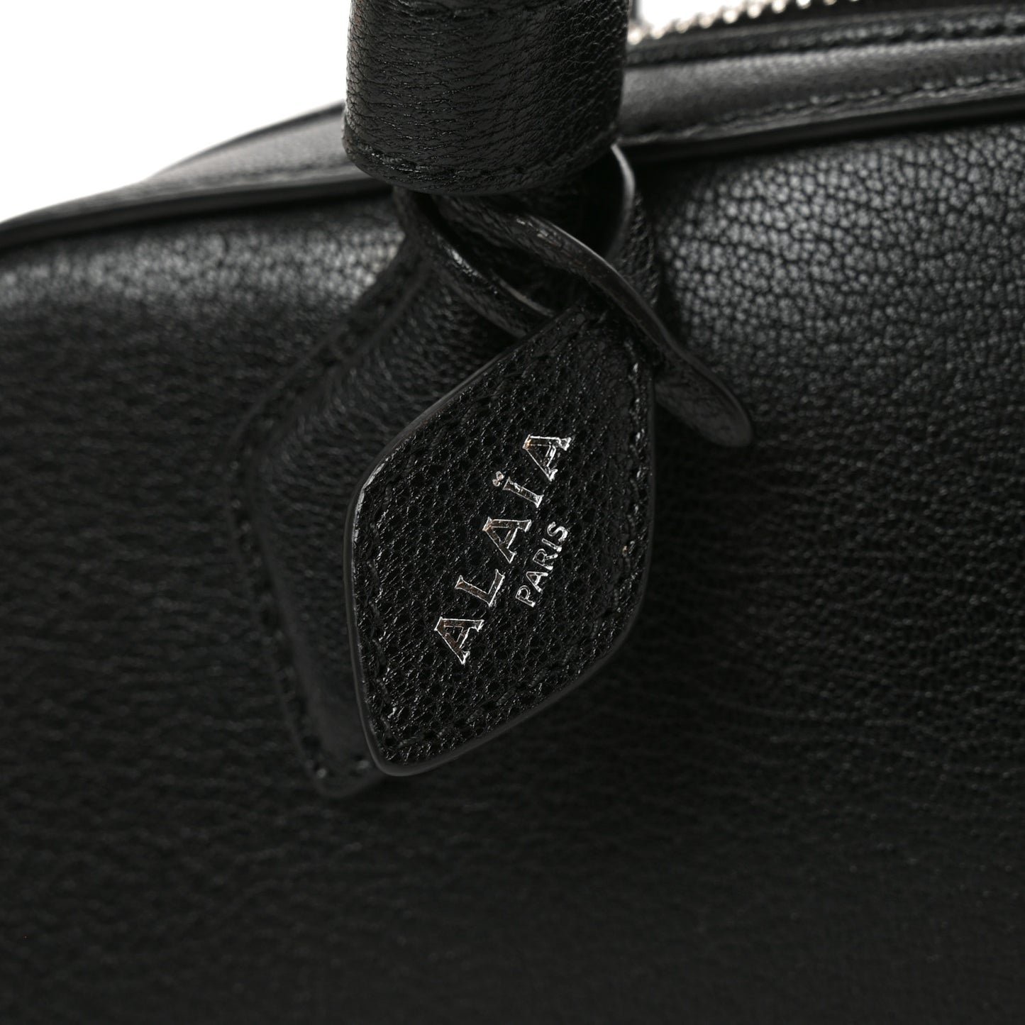 Shiny Goatskin Small Le Teckel Bag Black