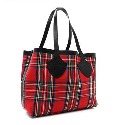 Burberry Vintage Check Medium The Giant Reversible Tote Antique Yellow Bright Red 6 of 20