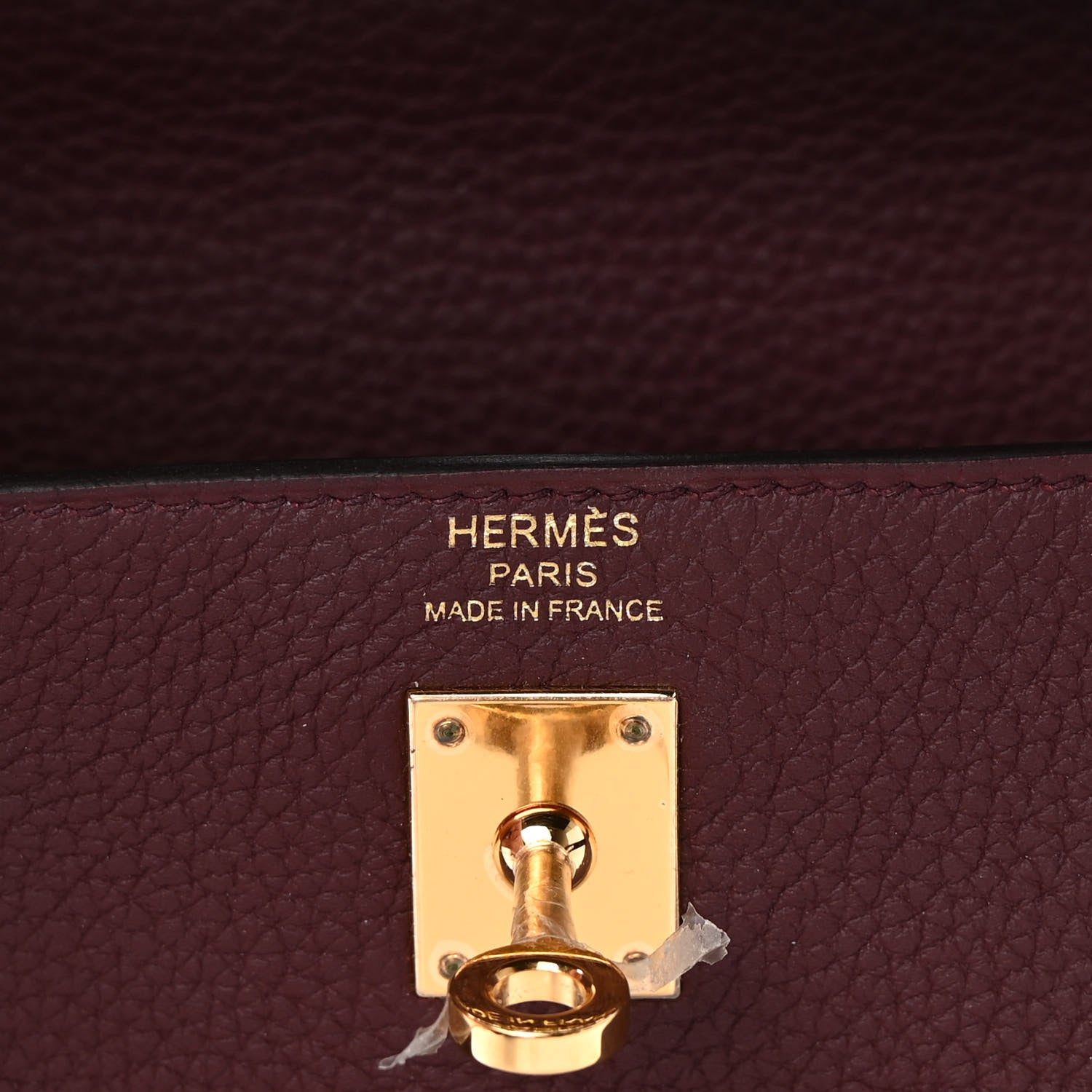 Hermes Togo Kelly Retourne 25 Bordeaux 6 of 11