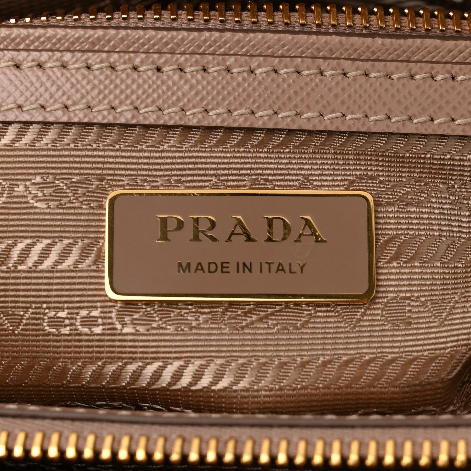 Prada Saffiano Mini Galleria Double Zip Tote Cammeo 6 of 10