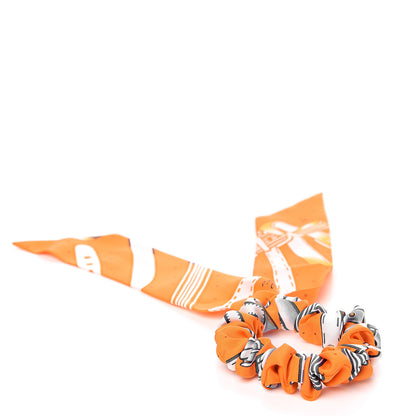 Hermes Silk Bella Twilly Scrunchie 2 of 5