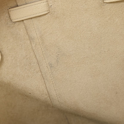 Celine Soft Grained Calfskin Small Belt Cabas Phantom Vanilla 10 of 10