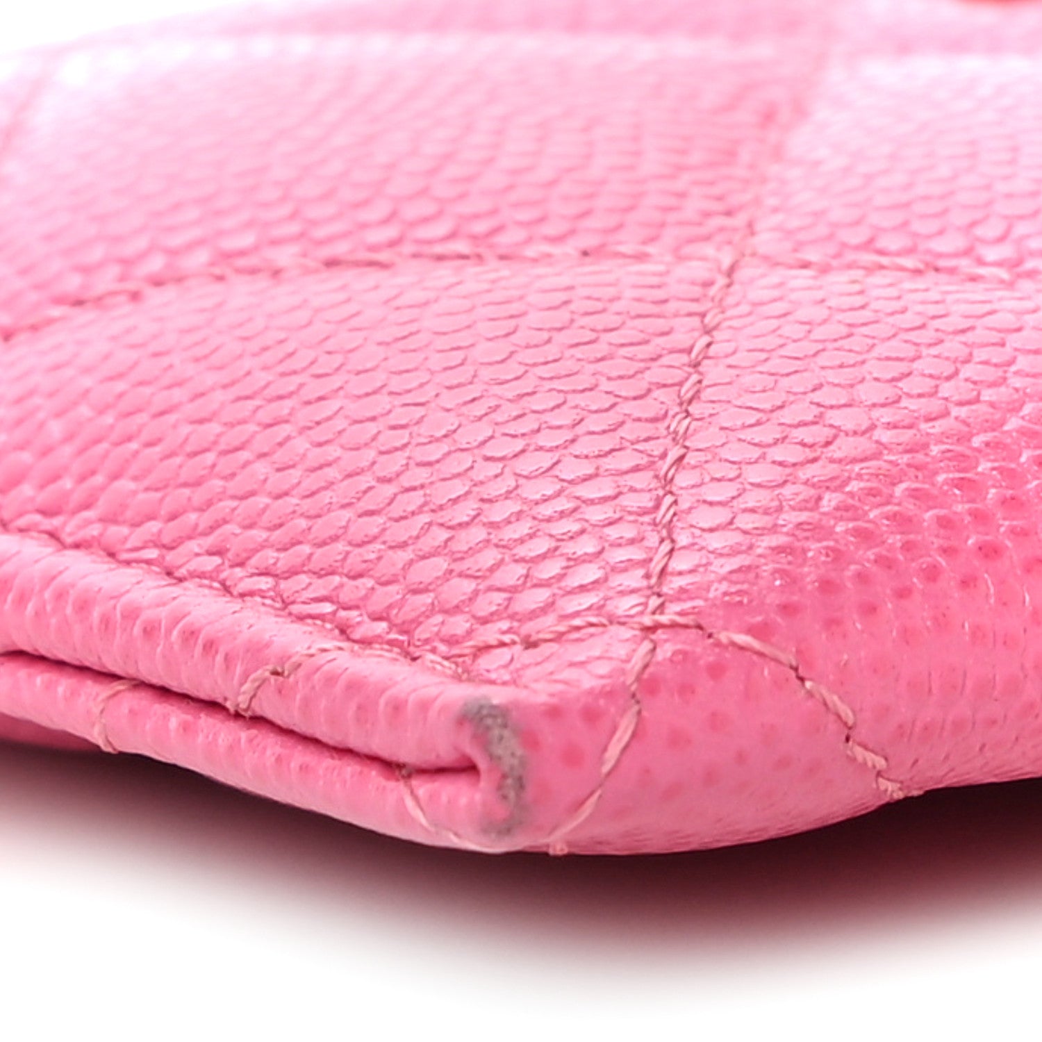 Chanel Caviar Quilted Card Holder Pink 13 of 14