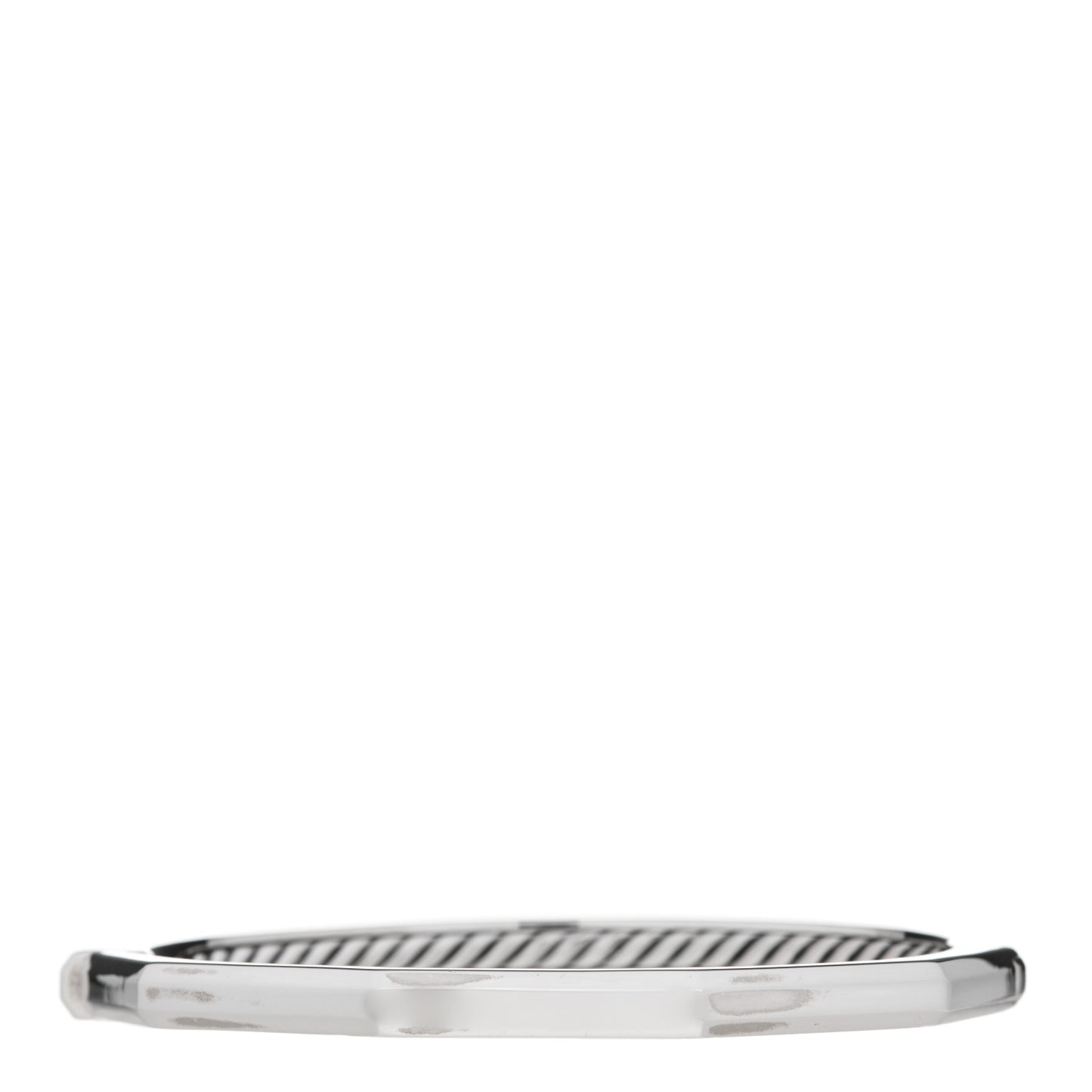 Sterling Silver Stax Faceted Cable Bracelet