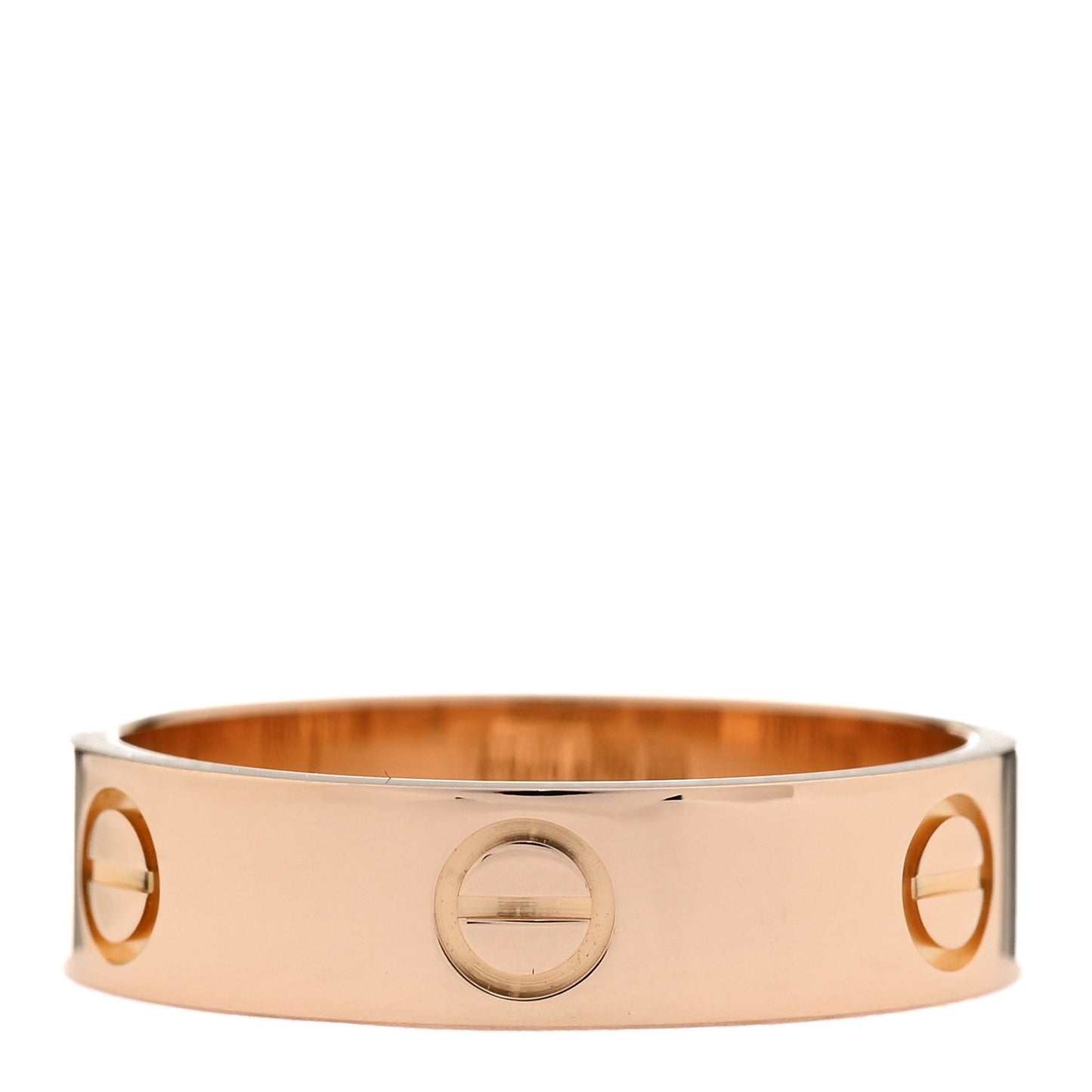 18K Pink Gold 5.5mm LOVE Ring 60 9.25