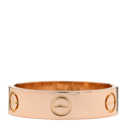 Cartier 18K Pink Gold 5.5mm LOVE Ring 60 9.25 3 of 4