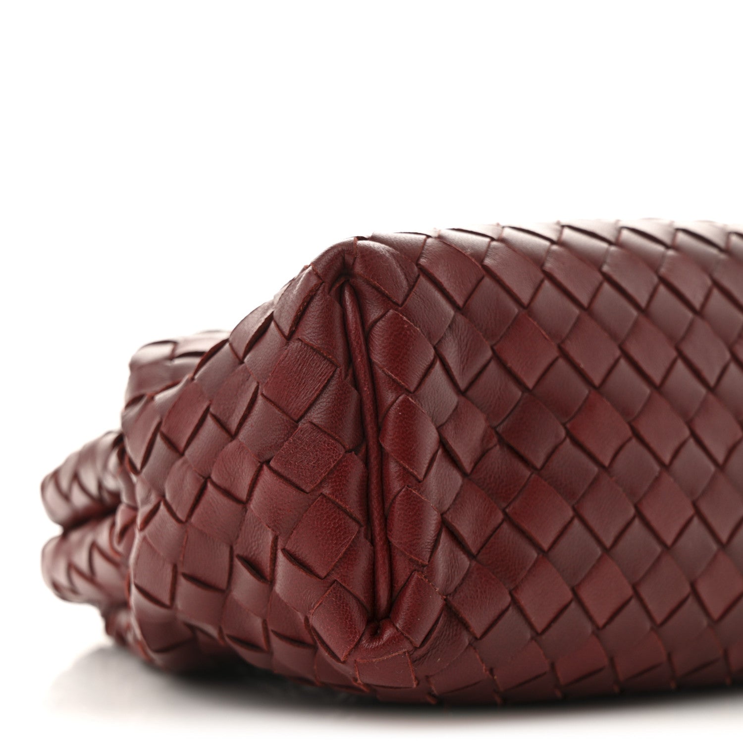 Bottega Veneta Nappa Intrecciato The Lauren 1980 Clutch Gigolo Red 7 of 9