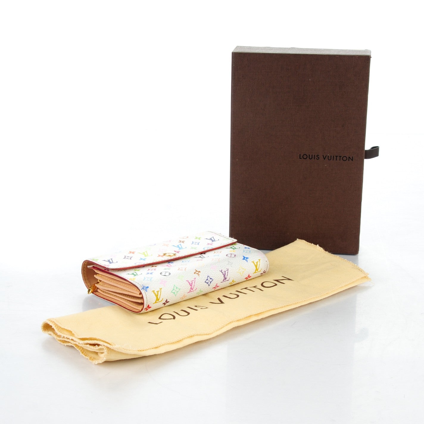 Louis Vuitton Monogram Multicolor Alexandra Wallet White 4 of 8