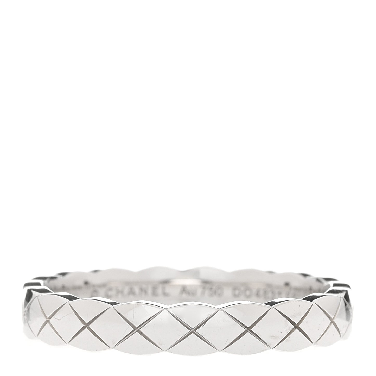 18K White Gold Mini Coco Crush Ring 56 7.5