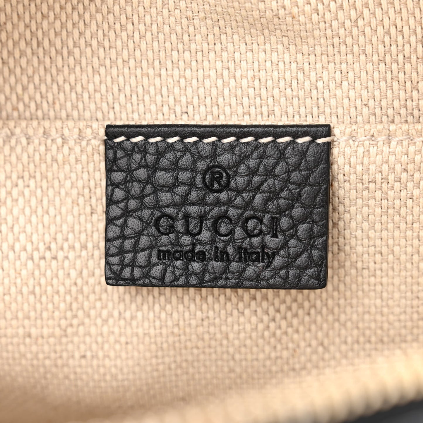 Pebbled Calfskin Small Soho Disco Bag Black