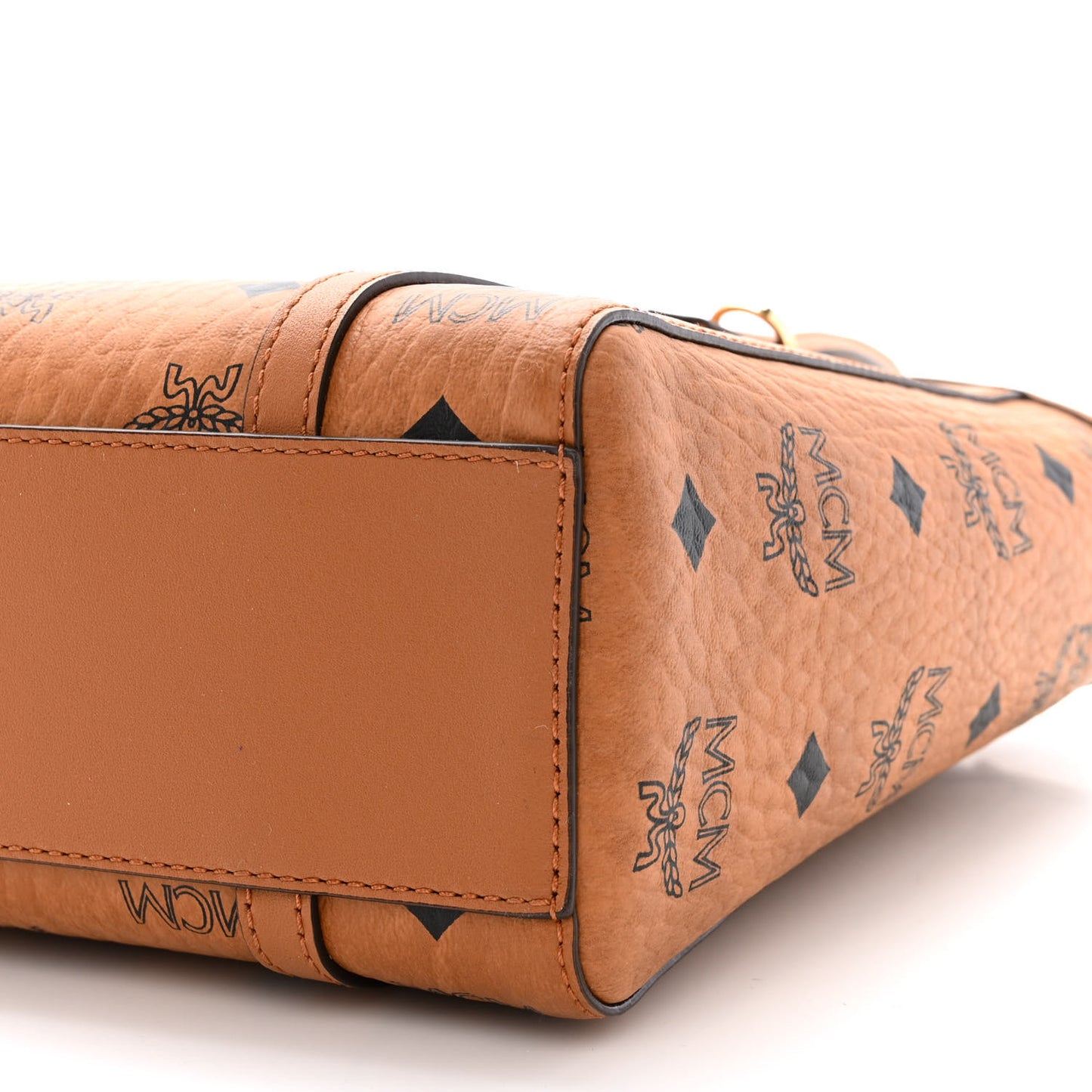 Visetos Mini Toni Shopper Tote Cognac