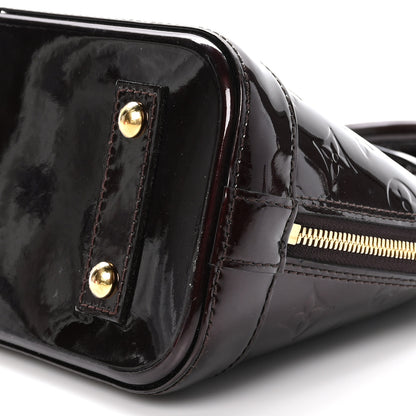 Louis Vuitton Vernis Alma BB Amarante 8 of 9