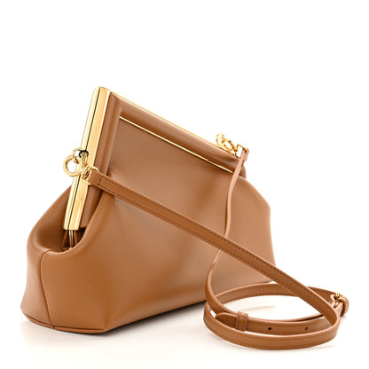 Fendi Shiny Nappa Small Fendi First Caramello 3 of 12