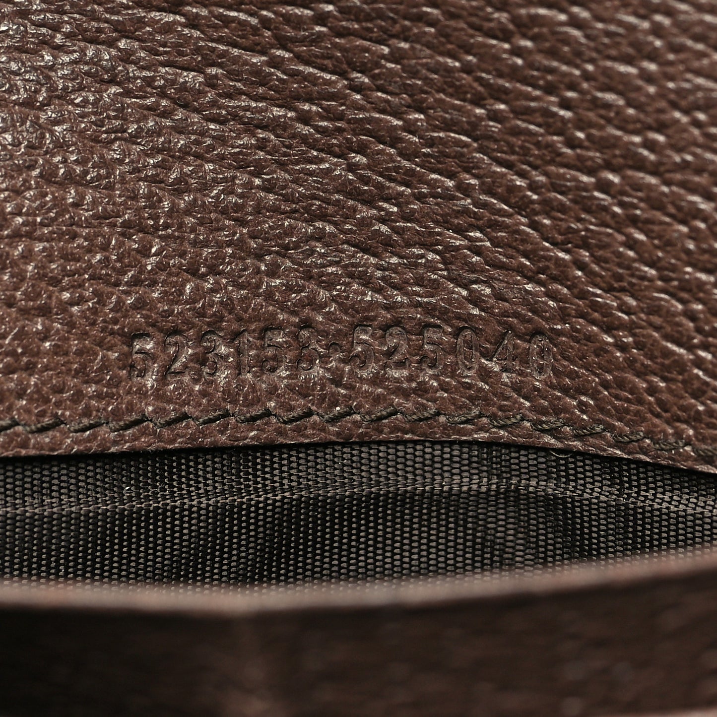 GG Supreme Monogram Web Ophidia Continental Wallet Brown