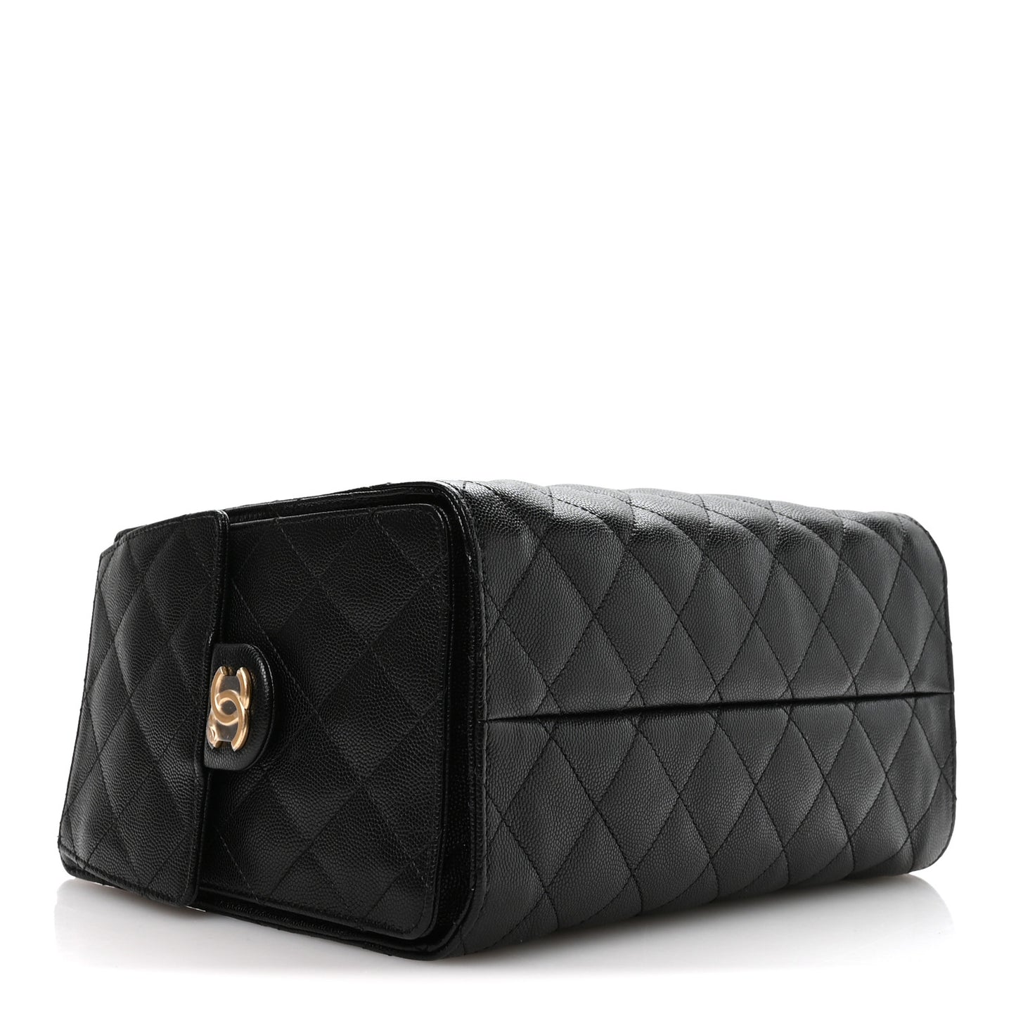 Caviar Quilted Small Chanel 25 Handbag Black
