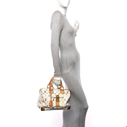 Louis Vuitton Monogram Multicolor Speedy 30 White 2 of 12