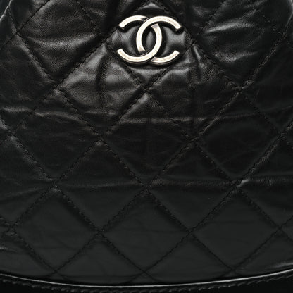 Chanel Aged Calfskin Quilted Small Gabrielle Backpack Black 8 of 10