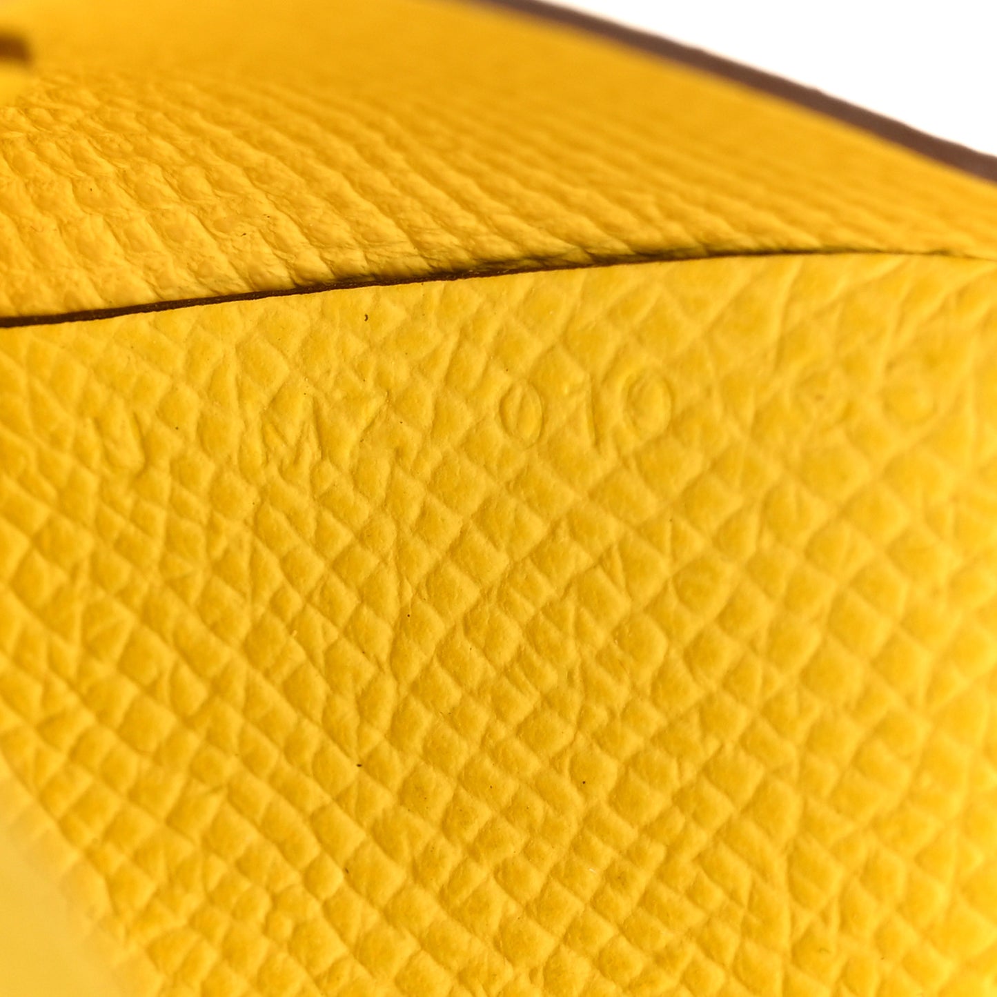 Epsom Calvi Duo Card Case Jaune De Naples