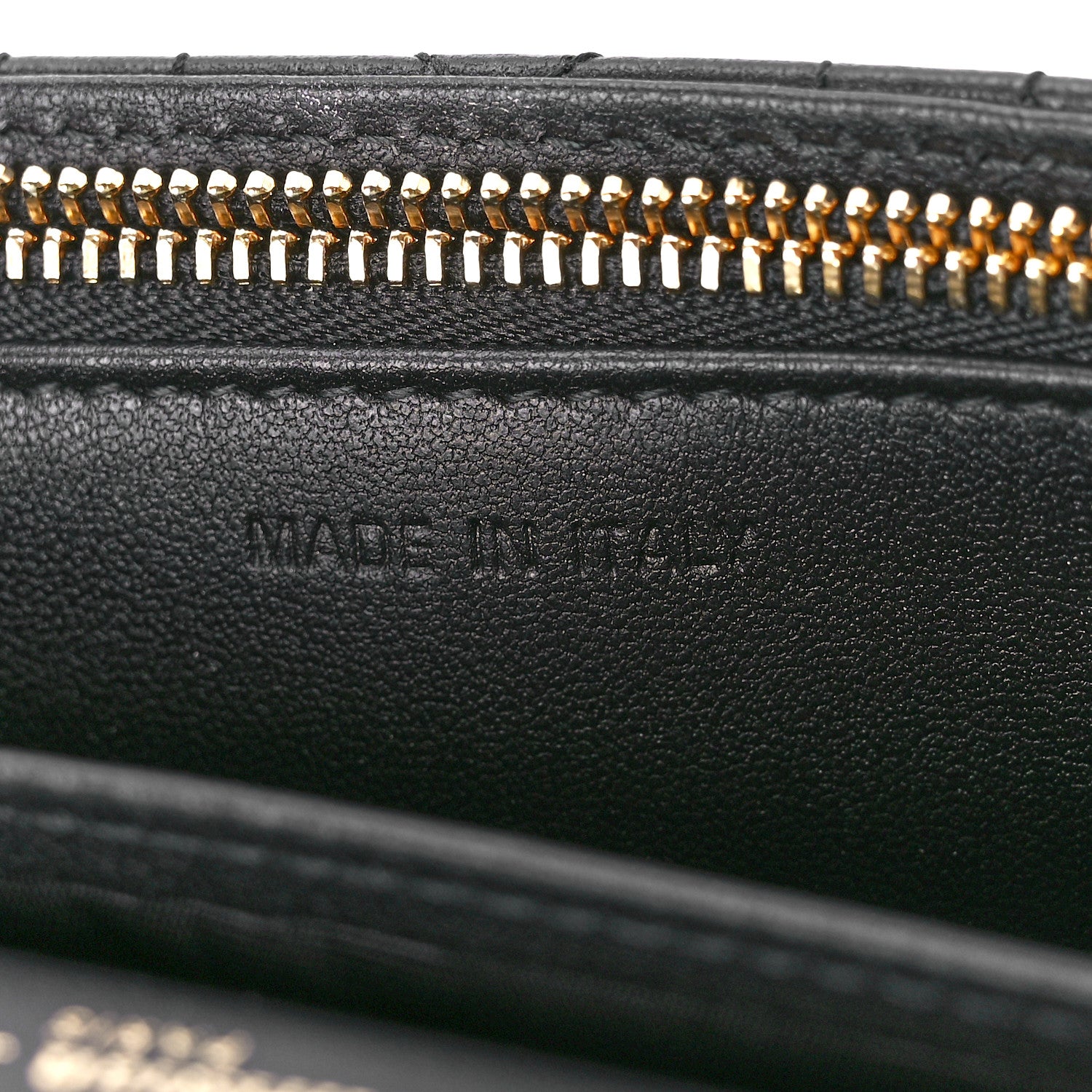 Christian Dior Lambskin Cannage Lady Dior Chain Pouch Black 7 of 12
