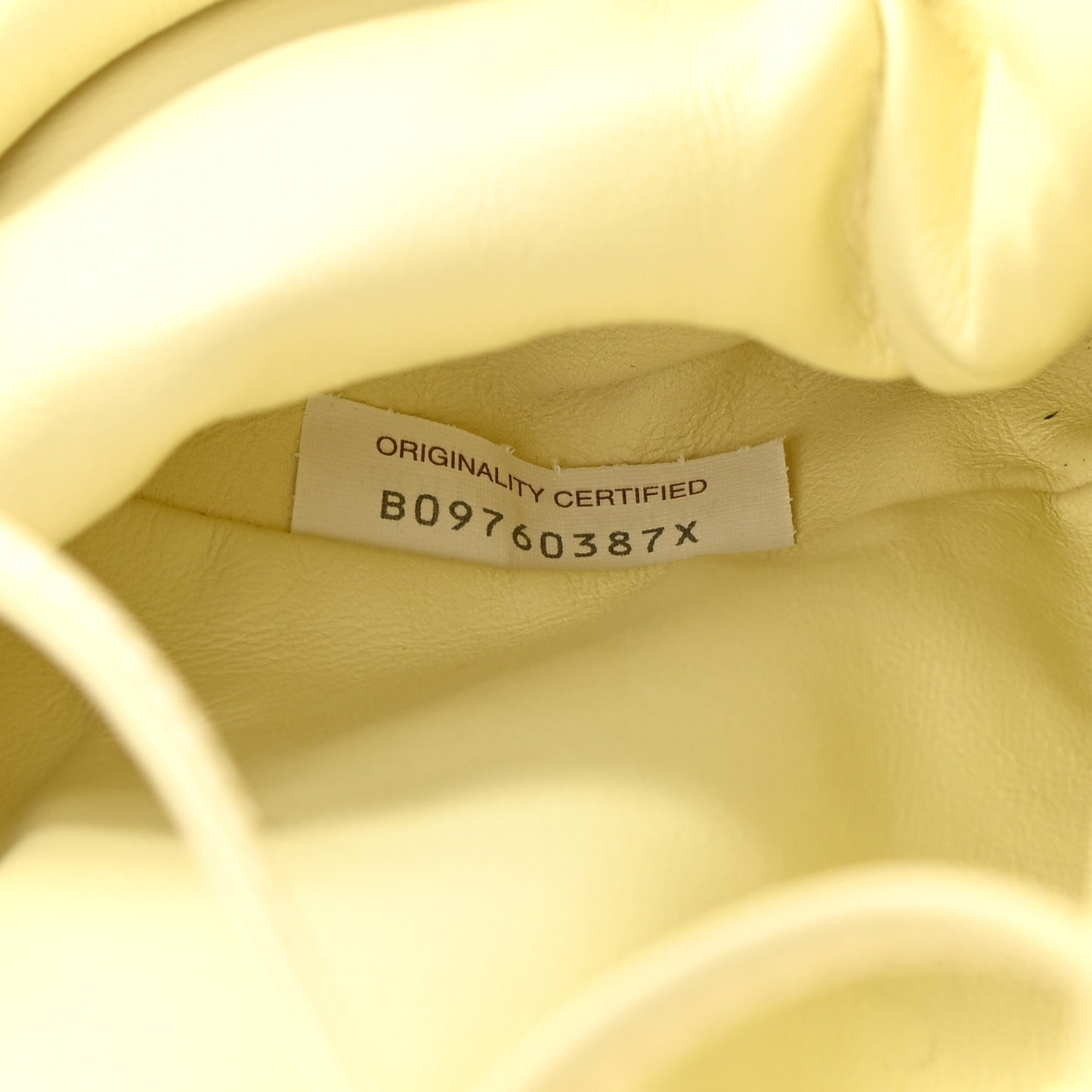 Butter Calfskin The Mini Pouch Zest Washed