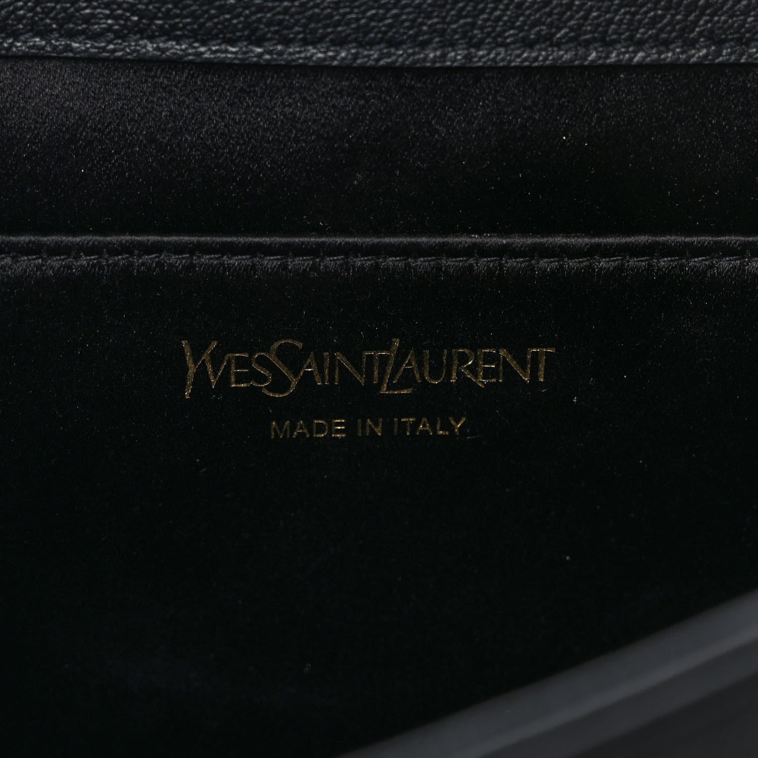 Saint Laurent Calfskin Monogram Large Belle De Jour Clutch Black 6 of 7