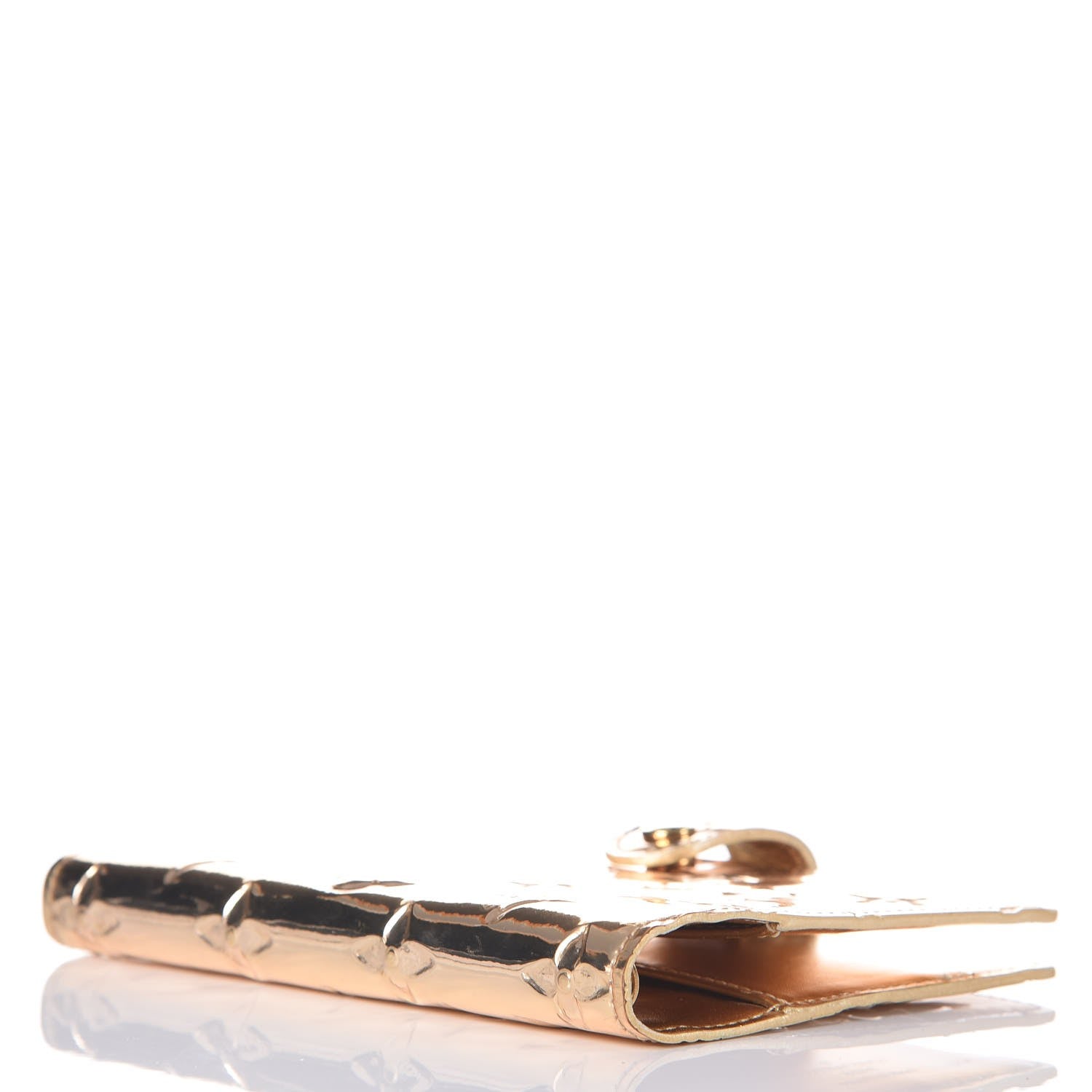 Louis Vuitton Monogram Miroir Small Ring Agenda Gold 4 of 10
