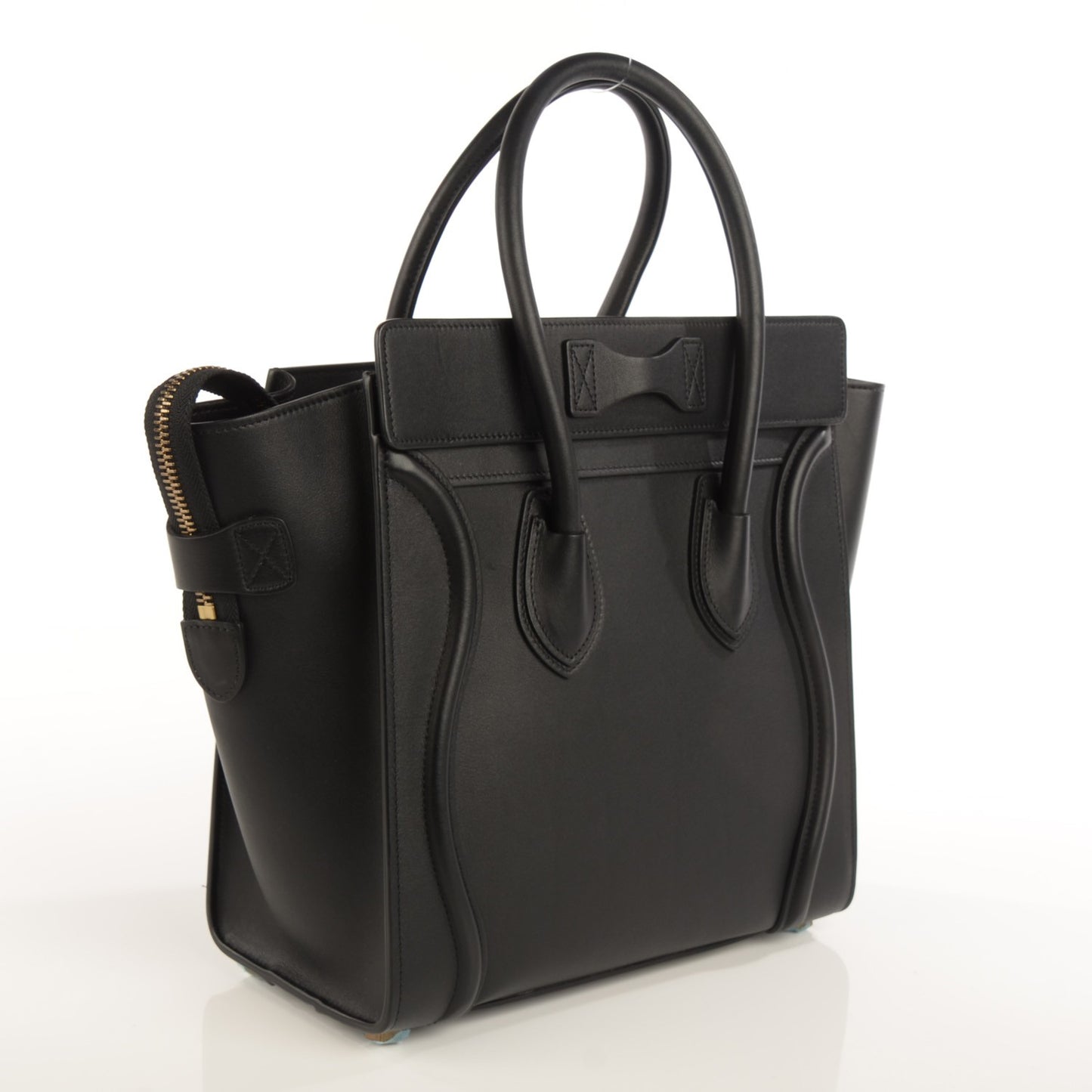 Smooth Calfskin Micro Luggage Black