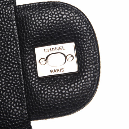 Chanel Caviar Quilted Jumbo Double Flap Black 5 of 9