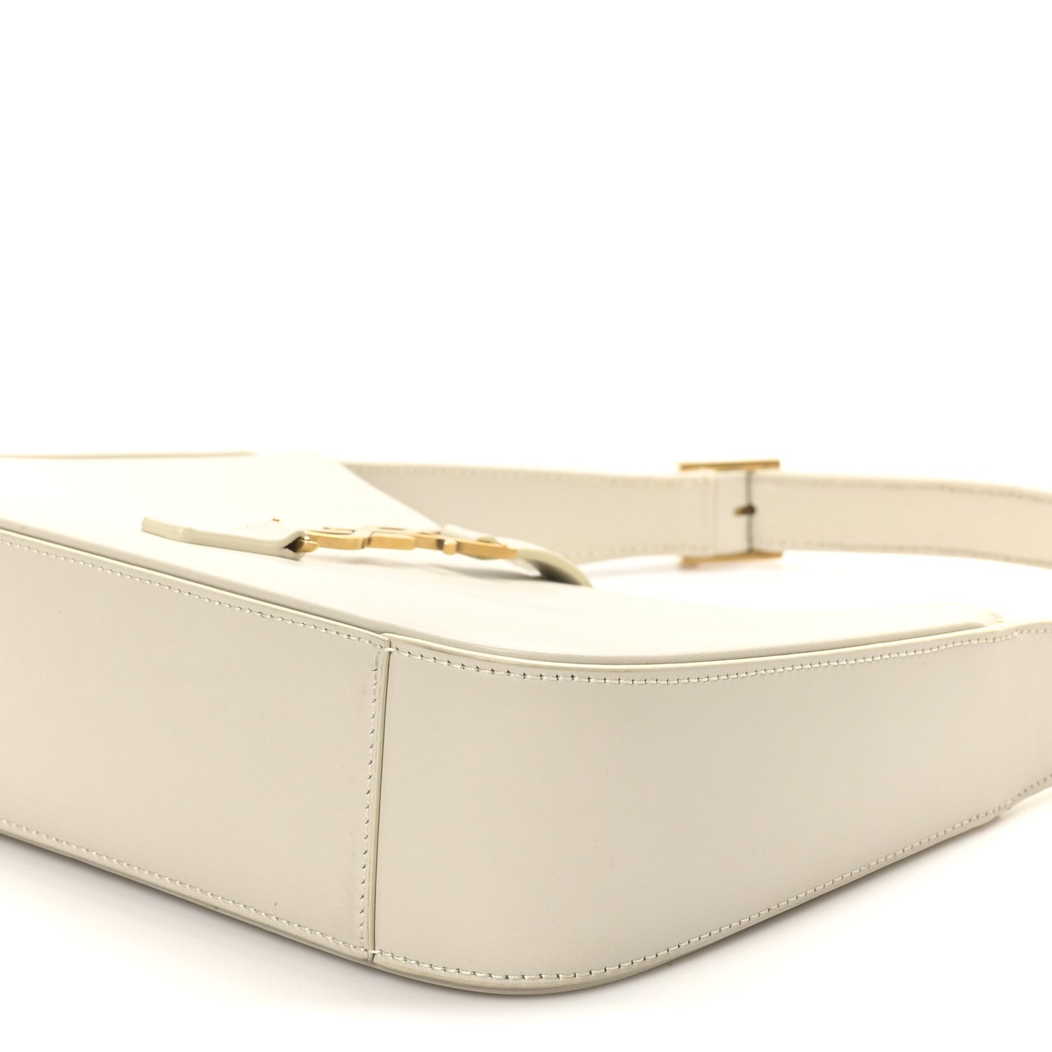Saint Laurent Smooth Calfskin Le 5 A 7 Hobo Crema Soft 10 of 10