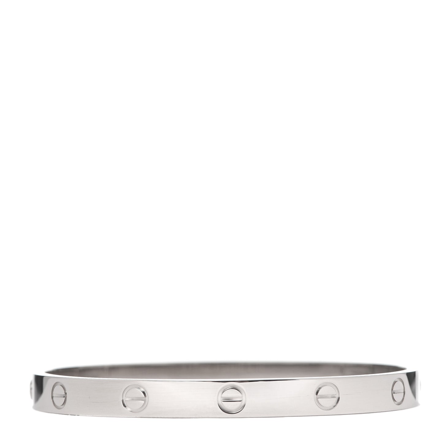 18K White Gold LOVE Bracelet 18
